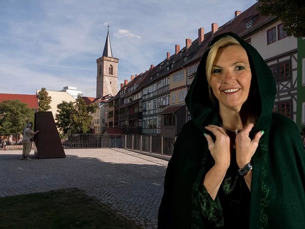 Frau eines Waidhändlers